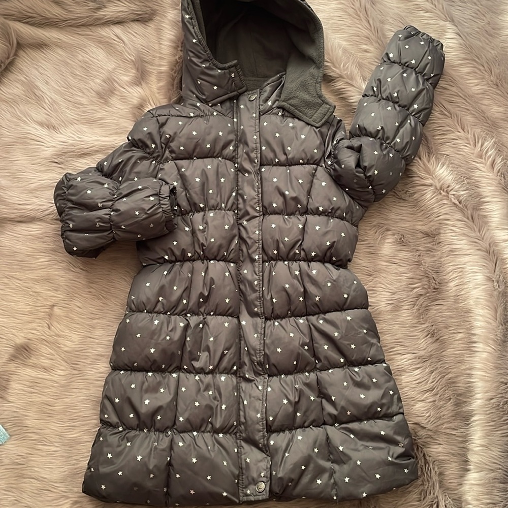 Pink platinum girl coat size 10/12